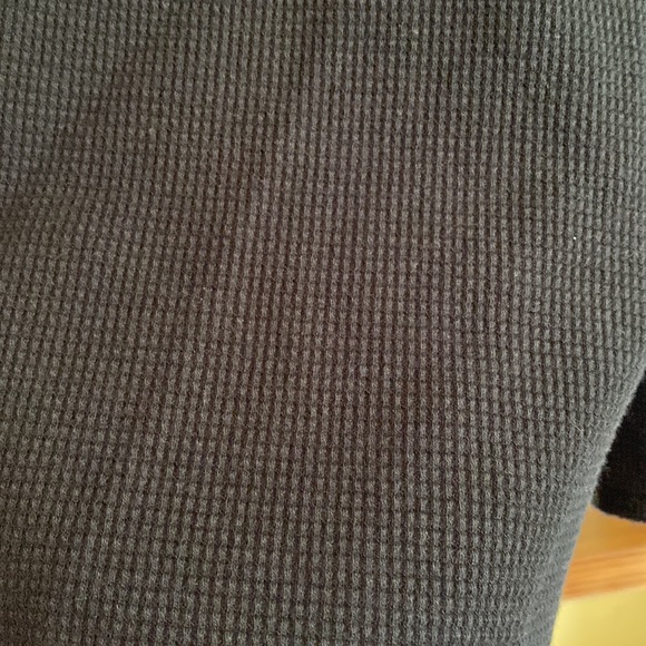 Gaiam Waffle Knit Open Cardigan Sweater - Picture 4 of 8